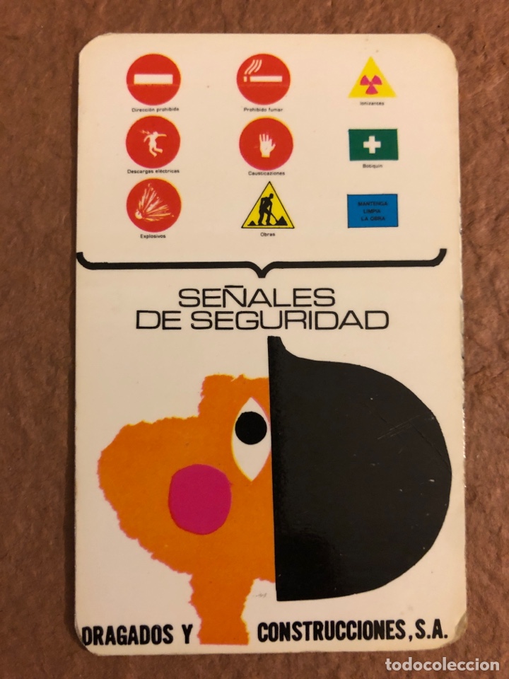Sammeln von Kalendern: DRAGADOS Y CONSTRUCCIONES, S.A. CALENDARIO PUBLICITARIO DEL A&Ntilde;O 1972. SE&Ntilde;ALES DE TR&Aacute;FICO