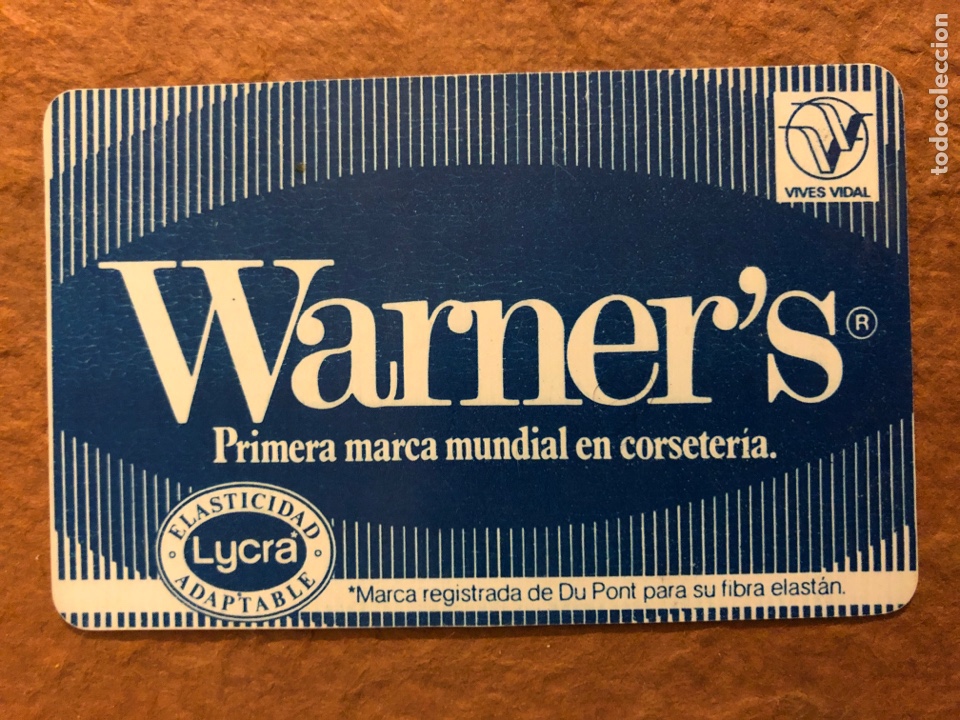 Collectionnisme Calendriers: WARNER&rsquo;S CORSETERIA. CALENDARIO PUBLICITARIO DEL A&Ntilde;O 1983. 5,5 x 8,5 Cms.