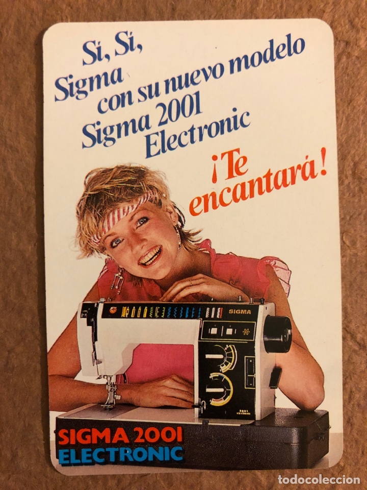 Collezionismo Calendari: SIGMA 2001 ELECTRONIC. CALENDARIO PUBLICITARIO DEL A&Ntilde;O 1984. 6 x 9,5 Cms.