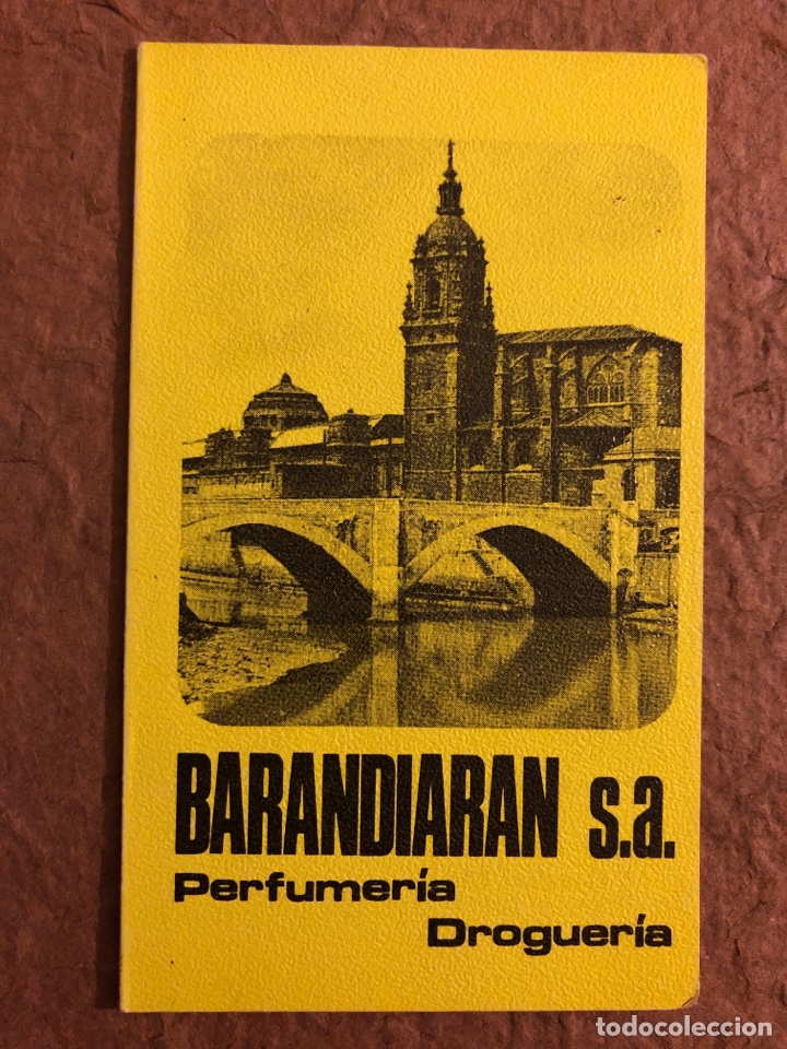 Collectionnisme Calendriers: PERFUMER&Iacute;A DROGUER&Iacute;A BARANDARIAN S.A. (BILBAO). CALENDARIO PUBLICITARIO DE 1970. D&Iacute;PTICO.
