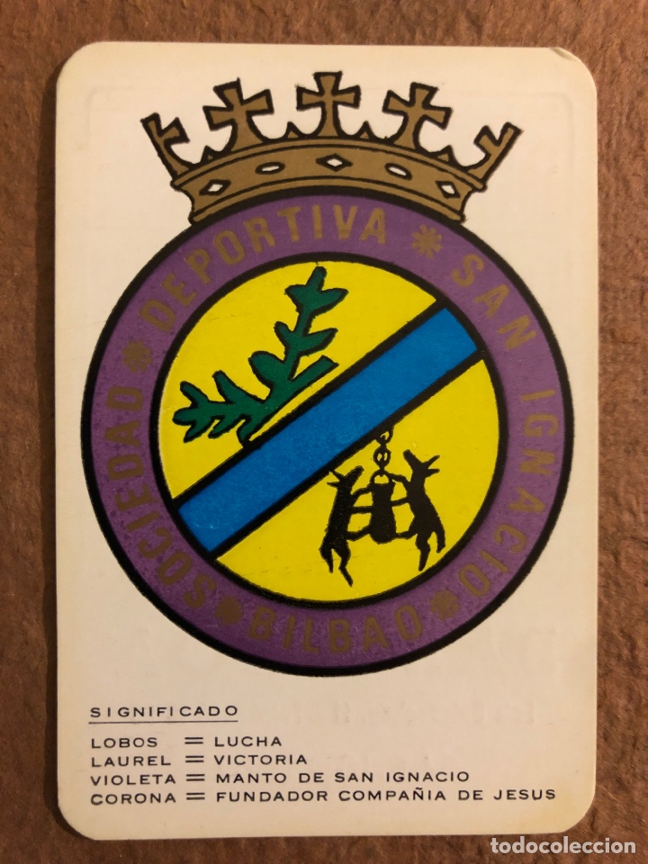 Collezionismo Calendari: SOCIEDAD DEPORTIVA SAN IGNACIO (BILBAO). CALENDARIO DEL A&Ntilde;O 1976. PUBLI: BAR AIBOA.
