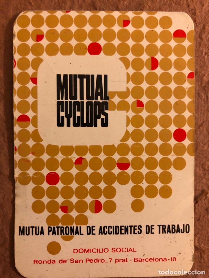 Collezionismo Calendari: MUTUAL CYCLOPS. CALENDARIO PUBLICITARIO DE 1970. MUTUA PATRONAL DE ACCIDENTES DE TRABAJO.