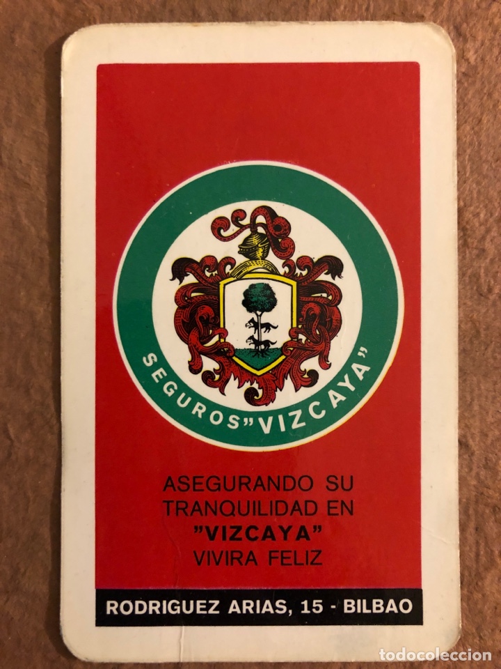 Collectionnisme Calendriers: SEGUROS VIZCAYA (BILBAO). CALENDARIO PUBLICITARIO DEL A&Ntilde;O 1974. 6,5 x 10,3 Cms.