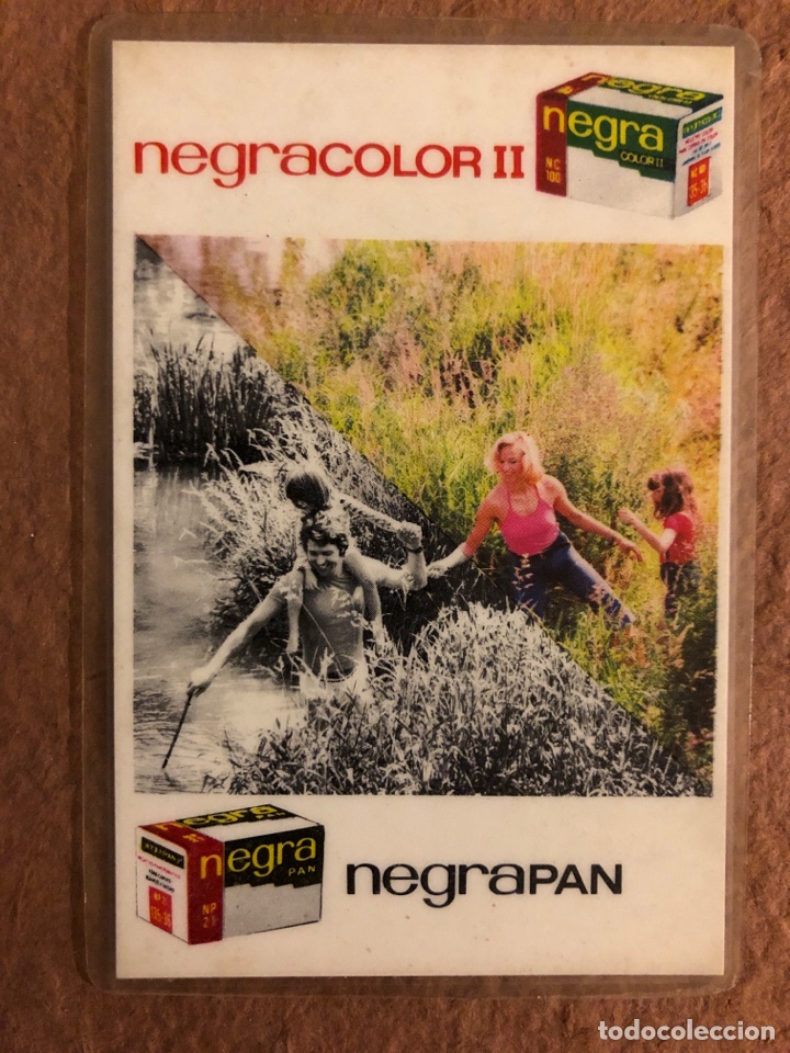 Sammeln von Kalendern: NEGRACOLOR II y NEGRAPAN. CALENDARIO PUBLICITARIO DE 1976. NEGRA INDUSTRIAL, S.A. PLASTIFICADO.