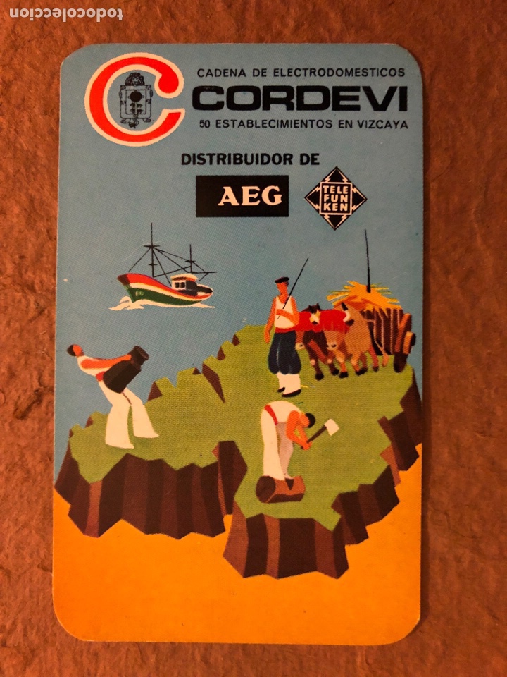 Coleccionismo calendarios: ELECTRODOM&Eacute;STICOS CORDEVI. CALENDARIO PUBLICITARIO DE 1977. MA&Ntilde;ARY (DURANGO Y ERMUA).
