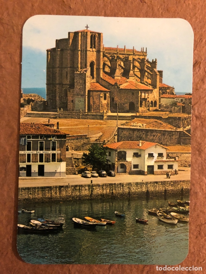 Coleccionismo calendarios: CASTRO URDIALES. CALENDARIO DEL A&Ntilde;O 1975. SIN PUBLICIDAD. 6,7 x 9,7 Cms.