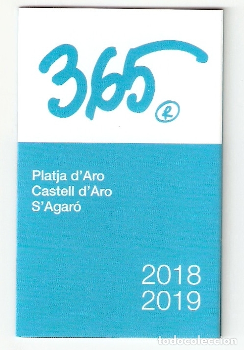 Collezionismo Calendari: CALENDARIO AYTO. PLATJA D'ARO 2018