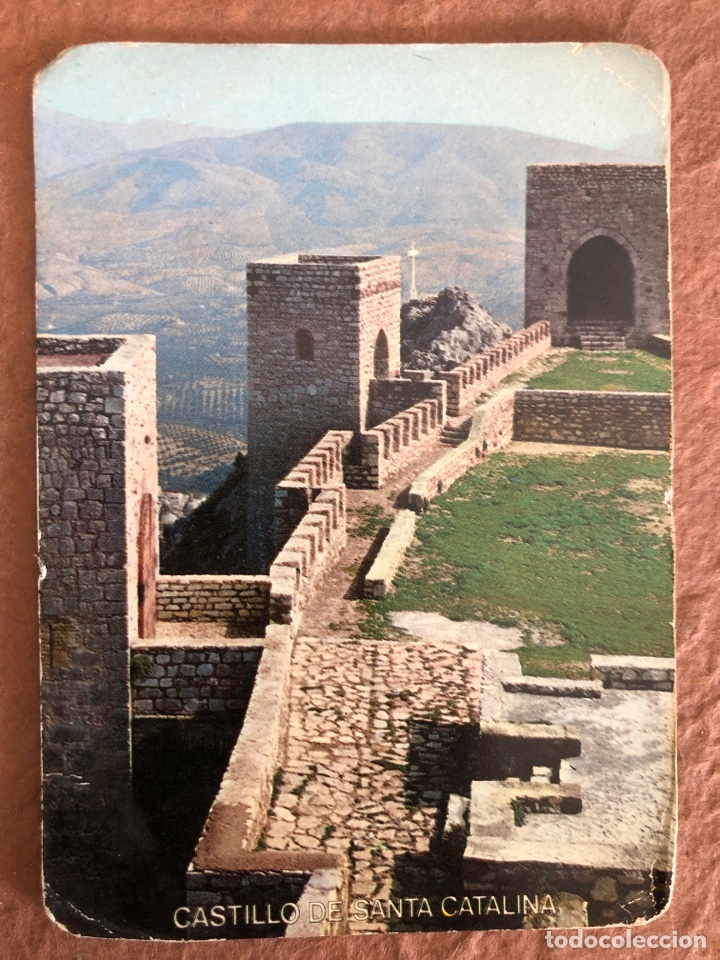 Coleccionismo Calendarios: CASTILLO DE SANTA CATALINA. CALENDARIO PUBLICITARIO DEL A&Ntilde;O 1976. BANCO DE MADRID. 7,3 x 10,3 Cms.