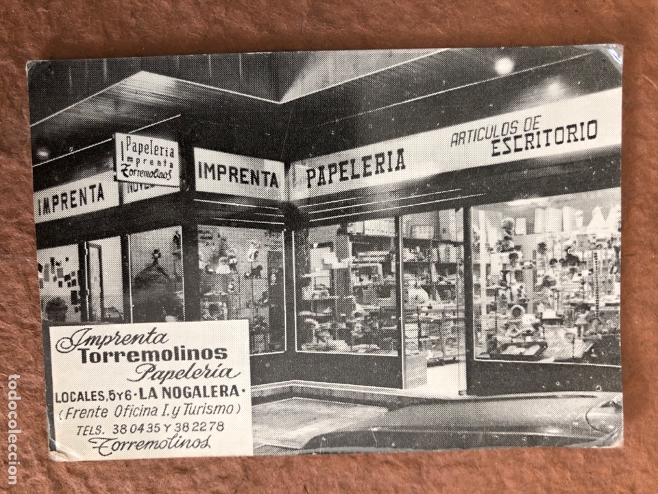 Coleccionismo calendarios: PAPELER&Iacute;A TORREMOLINOS. CALENDARIO PUBLICITARIO DEL A&Ntilde;O 1970. 7 x 10 Cms.