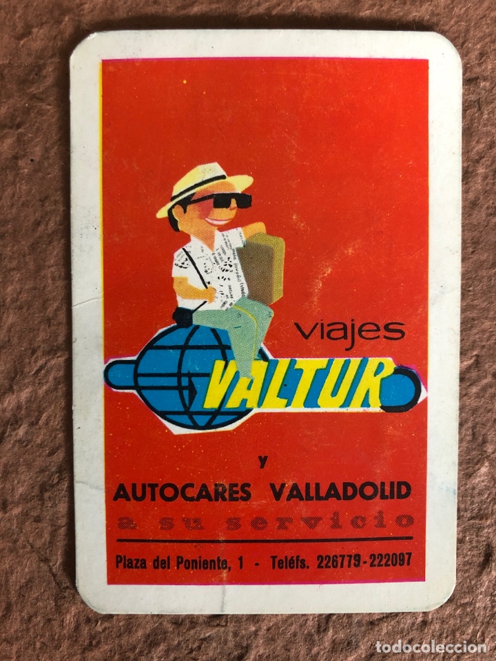 Sammeln von Kalendern: VIAJES VALTUR Y AUTOCARES VALLADOLID. CALENDARIO PUBLICITARIO DE 1969. 6,2 x 9,4 Cms.