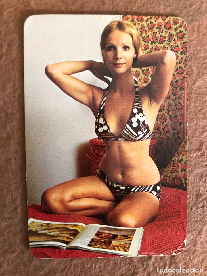 Sammeln von Kalendern: WHISKY CLUB 3 RRR (ORTUELLA). CALENDARIO PUBLICITARIO DEL A&Ntilde;O 1974. CHICA. 6,7 x 9,7 Cms.