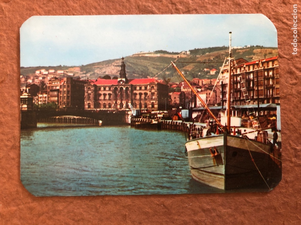 Collectables Calendars: N&deg; 9 BILBAO: R&Iacute;A Y AYUNTAMIENTO. CALENDARIO PUBLICITARIO DE 1982. ALMACENES SANCHO (BILBAO).