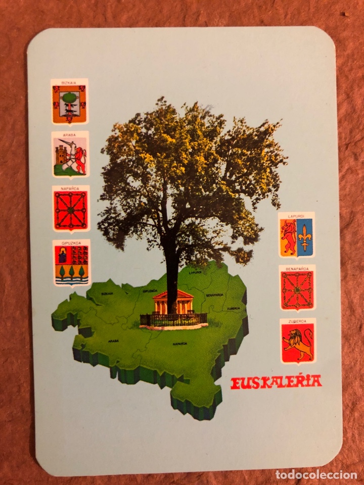 Collectionnisme Calendriers: EUSKALERRIA. CALENDARIO PUBLICITARIO DEL A&Ntilde;O 1977. MANTEQUER&Iacute;AS SANTI (BILBAO). 6,7 x 9,7 Cms.