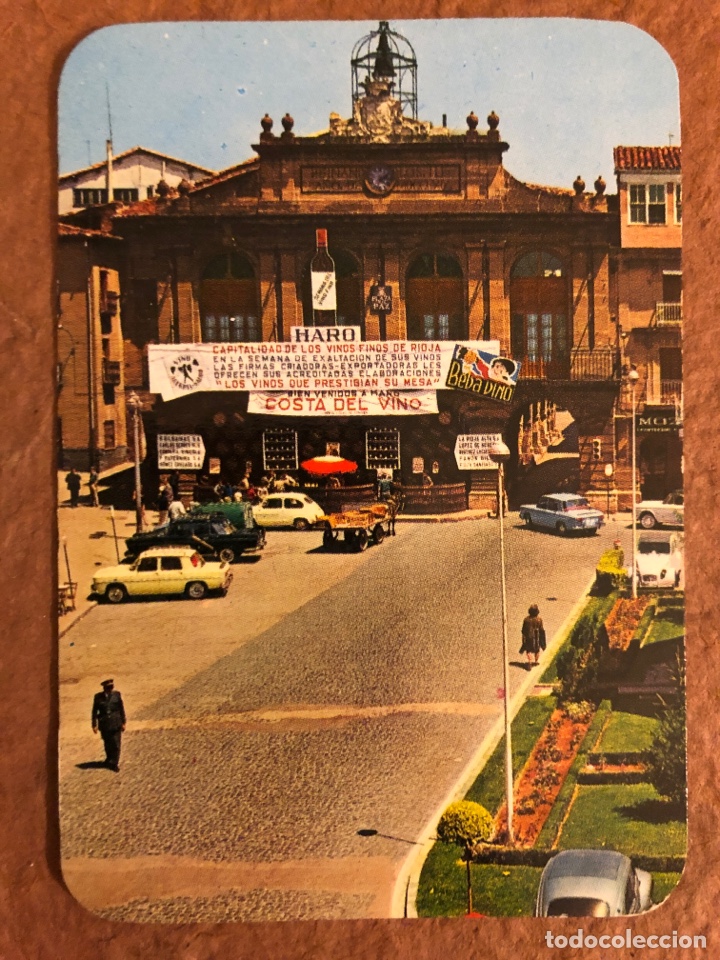 Collectables Calendars: N&deg; 1 HARO: AYUNTAMIENTO Y PLAZA DE LA PAZ (LA RIOJA). CALENDARIO DEL A&Ntilde;O 1973. SIN PUBLICIDAD.