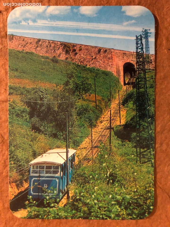 Collectionnisme Calendriers: N&deg; 155 BILBAO: FUNICULAR DE ARCHANDA. CALENDARIO DEL A&Ntilde;O 1977. SIN PUBLICIDAD. 6,8 x 9,8 Cms.