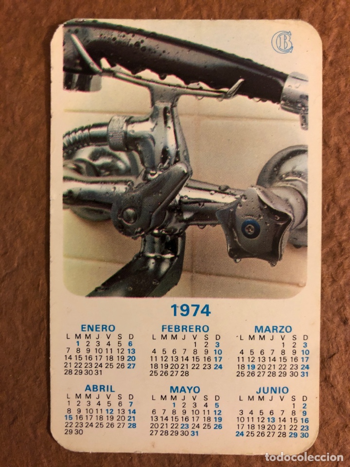 Collectables Calendars: GRIFER&Iacute;A BUADES (PALMA DE MALLORCA). CALENDARIO PUBLICITARIO DEL A&Ntilde;O 1974. 6,2 x 10 Cms.