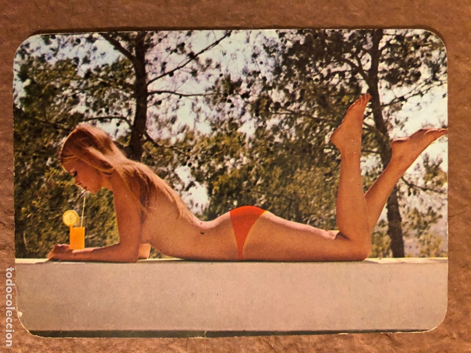 Collectables Calendars: ELECTRICIDAD DEL AUTOM&Oacute;VIL SAN CRIST&Oacute;BAL (BILBAO). CALENDARIO DEL A&Ntilde;O 1974. CHICA BIKINI.