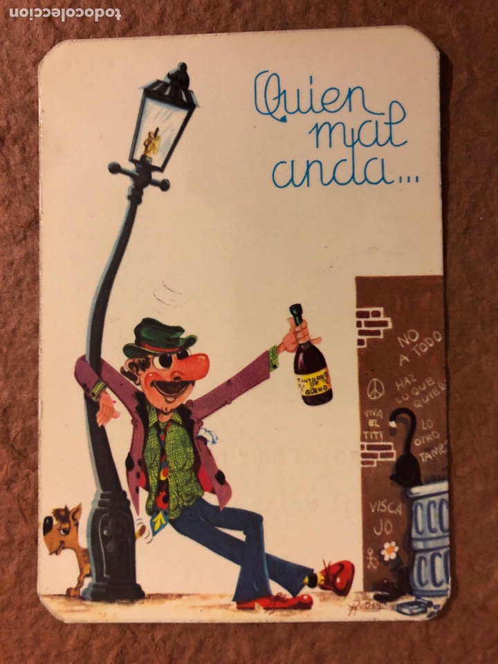 Collectables Calendars: DOROTEO RUIZ DE VI&Ntilde;ASPRE BODEGA LA CRUZ (BILBAO). CALENDARIO PUBLICITARIO DE 1976. 6,7 x 9,7 Cms.