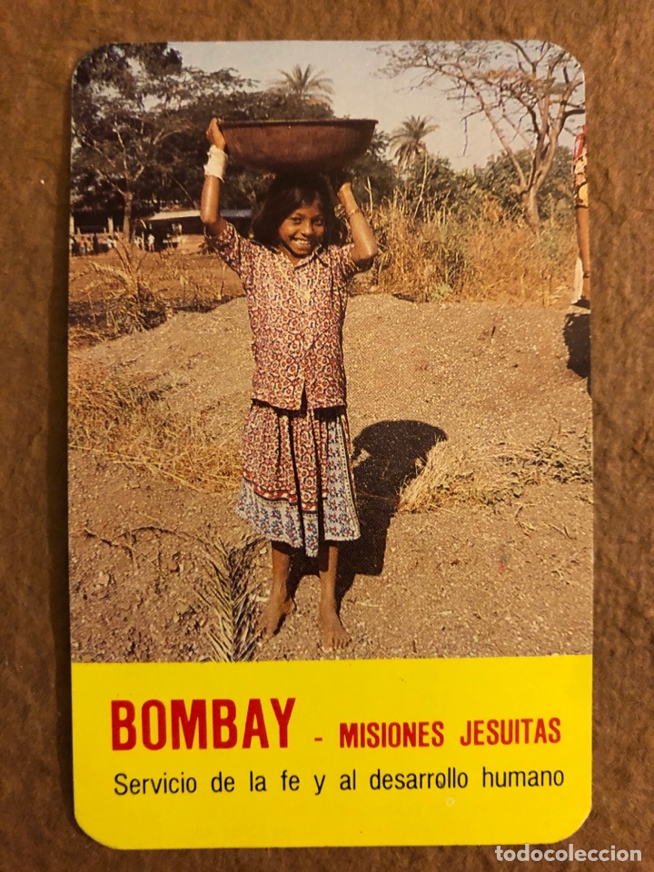 Collectables Calendars: BOMBAY - MISIONES JESUITAS. CALENDARIO PUBLICITARIO DEL A&Ntilde;O 1986. 6,3 x 9,8 Cms.