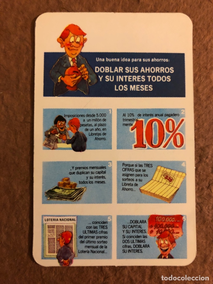 Collectables Calendars: NUEVO BANCO/BANVO LEVANTE. CALENDARIO PUBLICITARIO DEL A&Ntilde;O 1980. 5,5 x 8,6 Cms.