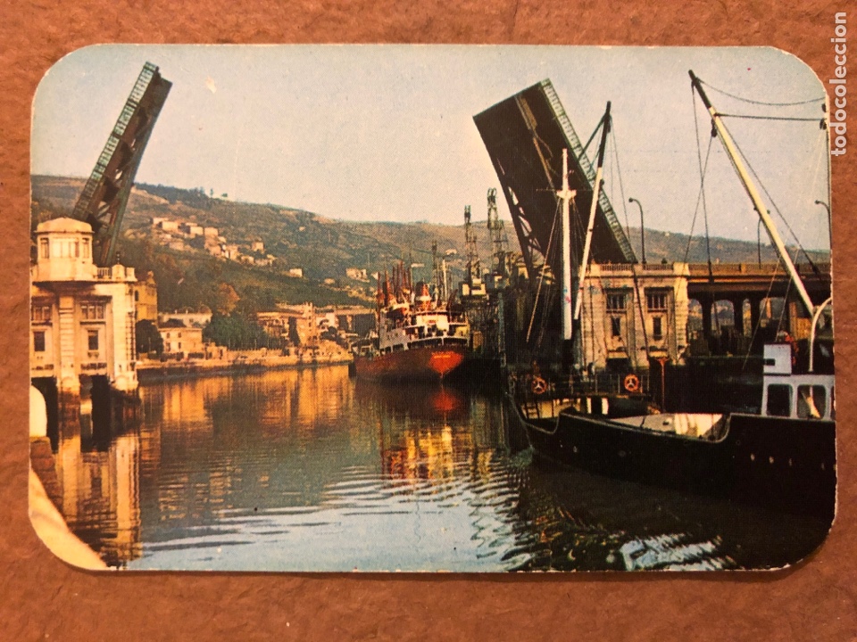 Collectables Calendars: PUENTE DE DEUSTO (BILBAO). CALENDARIO PUBLICITARIO DE 1972. ALBERTO JENTOFT CONSIGNATARIO DE BUQUES