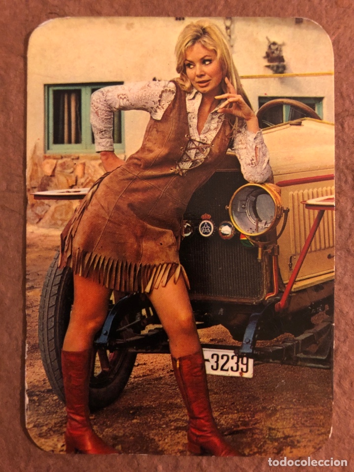 Collectables Calendars: LAVAUTOS P. GALDOS S.L. (BILBAO). CALENDARIO PUBLICITARIO DE 1973. CHICA. 7 x 10 Cms.