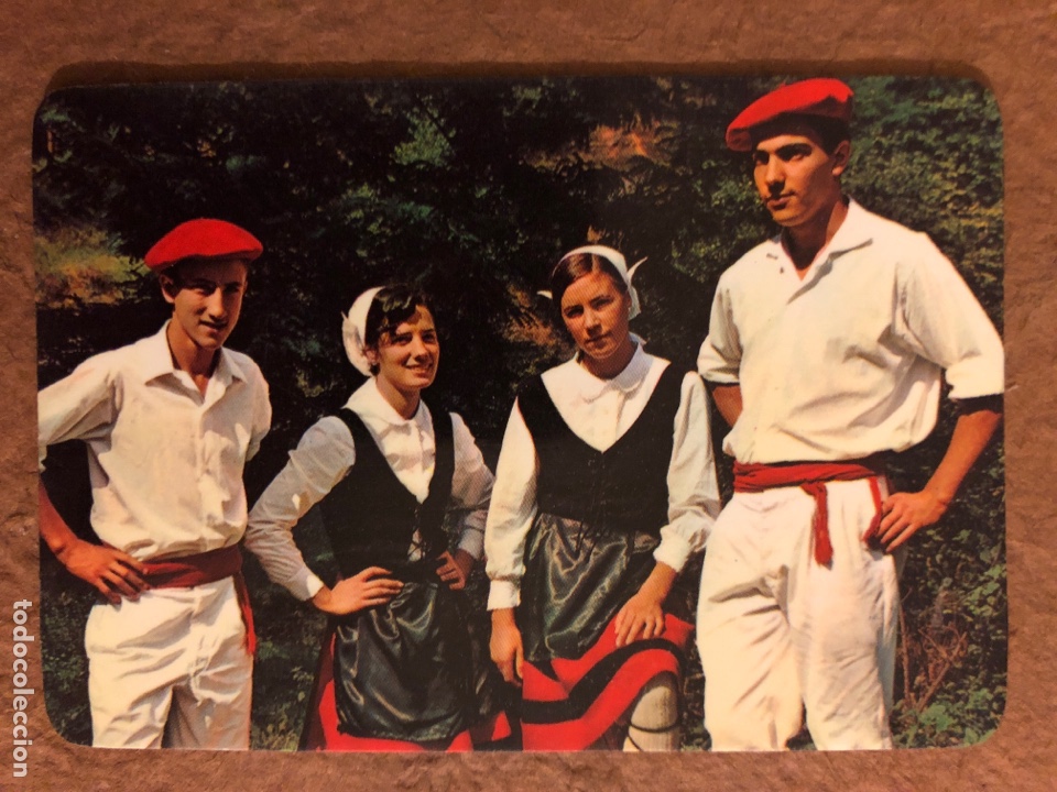 Coleccionismo calendarios: N&deg; 44 ESPA&Ntilde;A T&Iacute;PICA: FOLKLORE VASCO. CALENDARIO DEL A&Ntilde;O 1978. SIN PUBLICIDAD. 6,8 x 9,8 Cms.