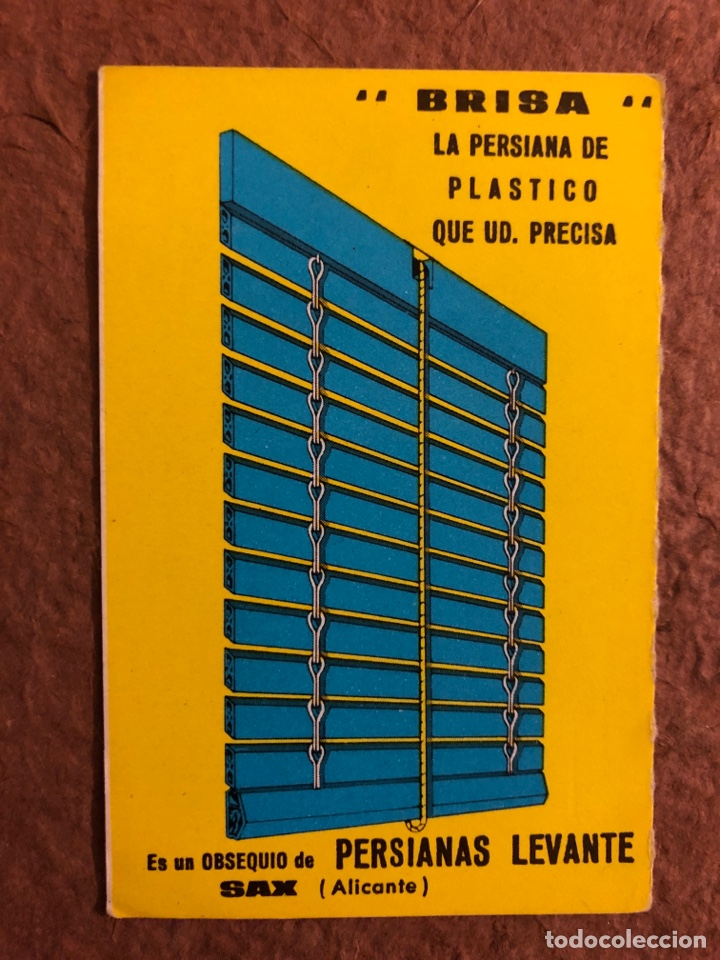 Collezionismo Calendari: BRISA PERSIANAS. CALENDARIO PUBLICITARIO DEL A&Ntilde;O 1969. PERSIANAS LEVANTE (ALICANTE).