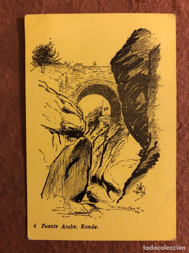 Coleccionismo calendarios: PUENTE ARABE DE RONDA. CALENDARIO PUBLICITARIO DE 1978. CALZADOS GODY (RONDA M&Aacute;LAGA).