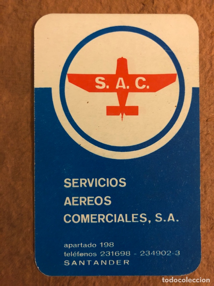 Collectionnisme Calendriers: S.A.C. SERVICIOS A&Eacute;REOS COMERCIALES, S.A. (SANTANDER). CALENDARIO PUBLICITARIO DE 1968