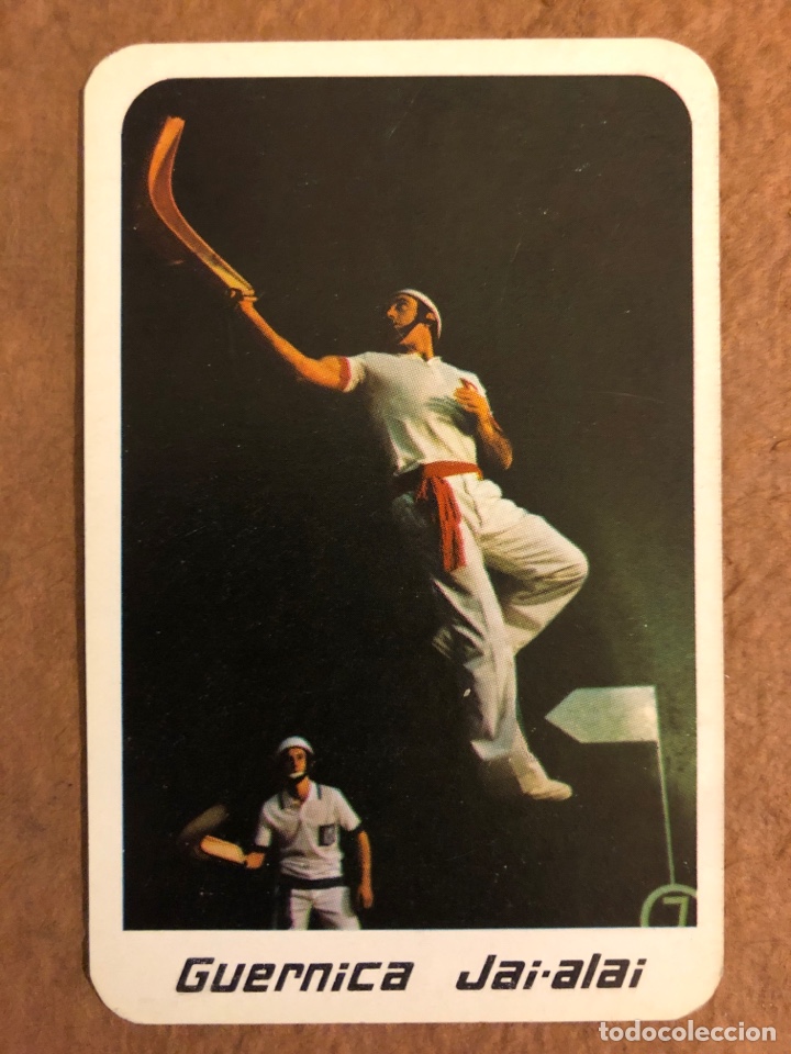 Collectionnisme Calendriers: GUERNICA JAI-ALAI. CALENDARIO PUBLICITARIO DEL A&Ntilde;O 1975. GUEREDRU, S.A. 6,2 x 9,5 Cms.