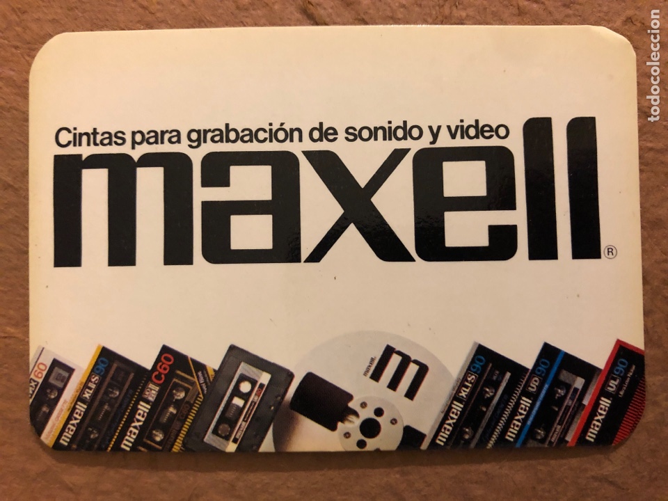 Sammeln von Kalendern: MAXWELL, CINTAS PARA GRABACI&Oacute;N DE SONIDO Y V&Iacute;DEO. CALENDARIO PUBLICITARIO DEL 1983. 6,6 x 9,6 Cms