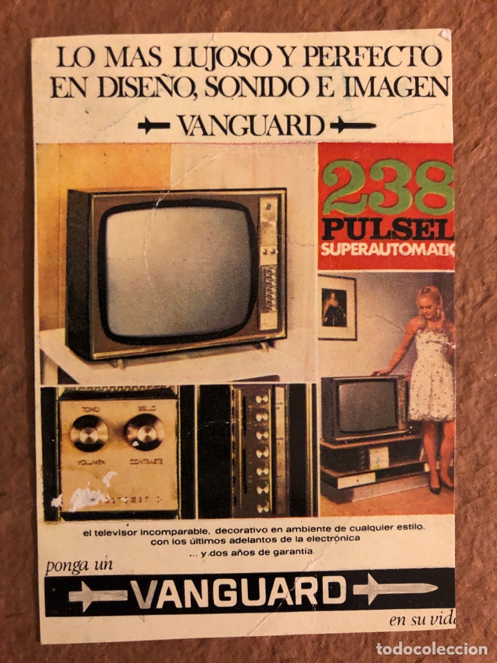 Collezionismo Calendari: VANGUARD. CALENDARIO PUBLICITARIO DEL A&Ntilde;O 1969. PUBLICIDAD COMERCIA VILLABASO (BILBAO). 7 x 11 Cms.