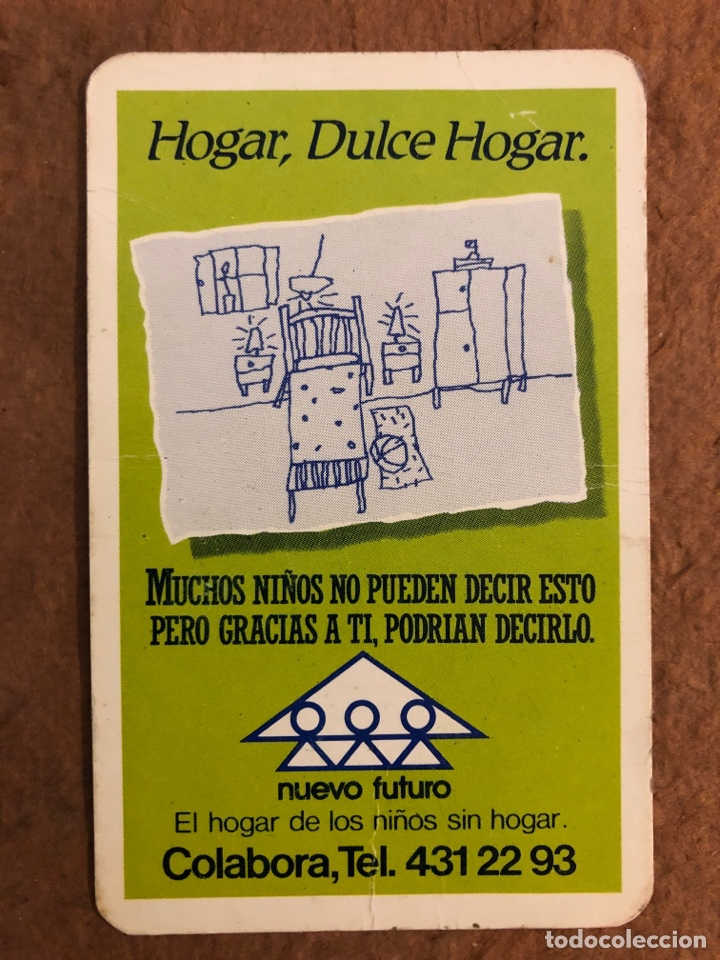 Coleccionismo calendarios: NUEVO FUTURO, EL HOGAR DE LOS NI&Ntilde;OS SIN HOGAR. CALENDARIO PUBLICITARIO DE 1983. 6,1 x 9,5 Cms