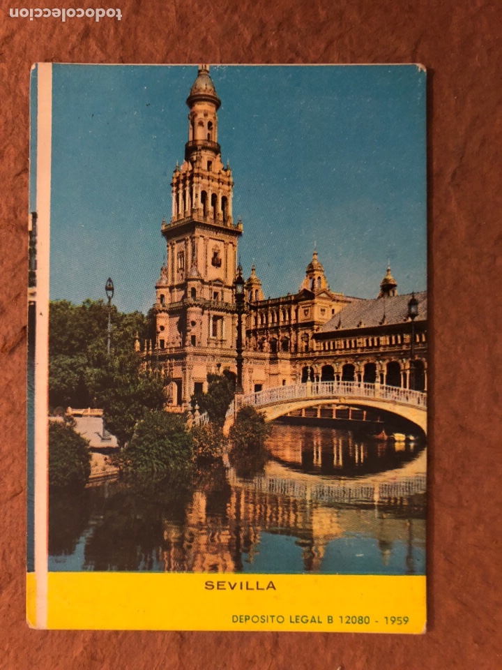 Coleccionismo calendarios: SEVILLA. CALENDARIO PUBLICITARIO DEL A&Ntilde;O 1965. INDUSTRIAS GR&Aacute;FICAS CORONA (BILBAO). 7,2 x 9,8 Cms