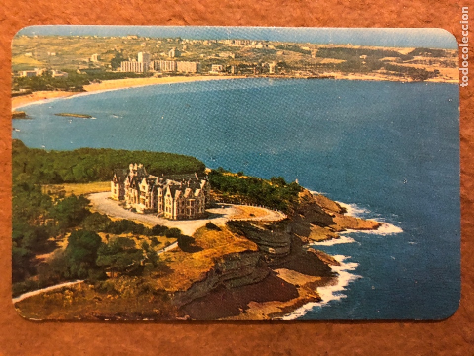 Coleccionismo Calendarios: N&deg; 53 SANTANDER: VISTA A&Eacute;REA. CALENDARIO PUBLICITARIO DE 1972. LIBRER&Iacute;A P&Eacute;REZ MALUMBRES (BILBAO)