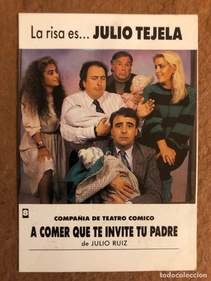 Coleccionismo calendarios: LA RISA ES... JULIO TEJELA (TEATRO C&Oacute;MICO). CALENDARIO DE 1990. ACTUACI&Oacute;N DISCOTECA TIFFANY&rsquo;S (BILBA