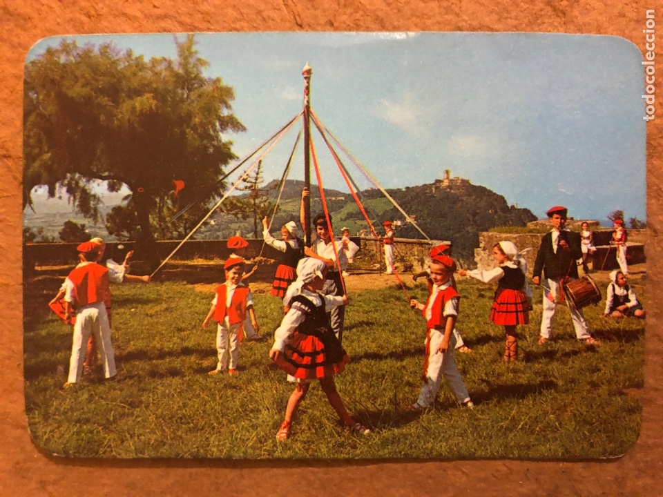 Collectionnisme Calendriers: EUSKAL DANTZA (MONTE URGULL). CALENDARIO PUBLICITARIO DE 1983. RELOJER&Iacute;A CRISTINA (BILBAO).