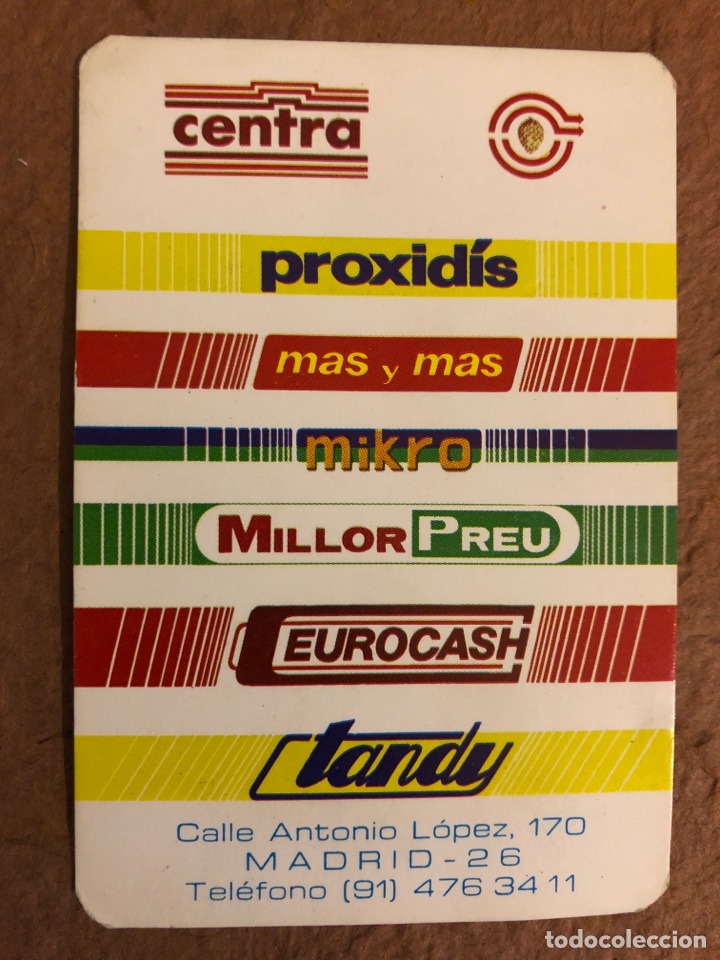 Coleccionismo calendarios: CALENDARIO PUBLICITARIO 1983. SUPERMERCADOS CENTRA (PROXID&Iacute;S, M&Aacute;S Y M&Aacute;S, MIKRO, MILLORPREU, EUROCASH