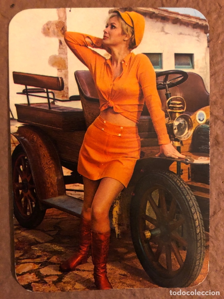 Sammeln von Kalendern: LOS CULITOS (M&Aacute;LAGA). CALENDARIO PUBLICITARIO DEL A&Ntilde;O 1973. CHICA MODELO. 6,9 x 9,7 Cms.