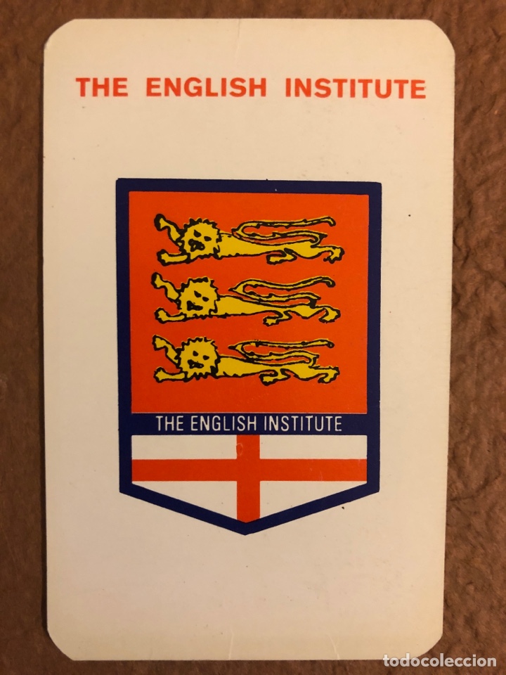 Collectables Calendars: THE ENGLISH INSTITUTE (BILBAO). CALENDARIO PUBLICITARIO DE 1983. CENTRO OFICIAL DE LA UNIVERSIDAD DE