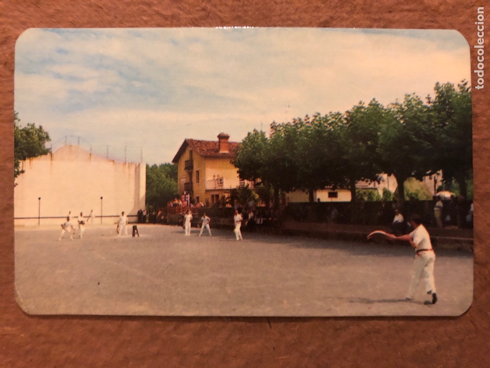 Sammeln von Kalendern: PELOTA VASCA - FRONT&Oacute;N. CALENDARIO DEL A&Ntilde;O 1975. SIN PUBLICIDAD. 6 x 9,5 Cms.