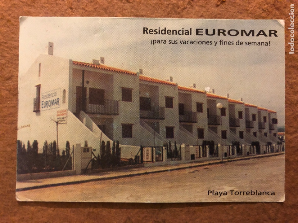 Collectables Calendars: RESIDENCIAL EUROMAR (TORREBLANCA - CASTELL&Oacute;N). CALENDARIO PUBLICITARIO DEL A&Ntilde;O 1993.