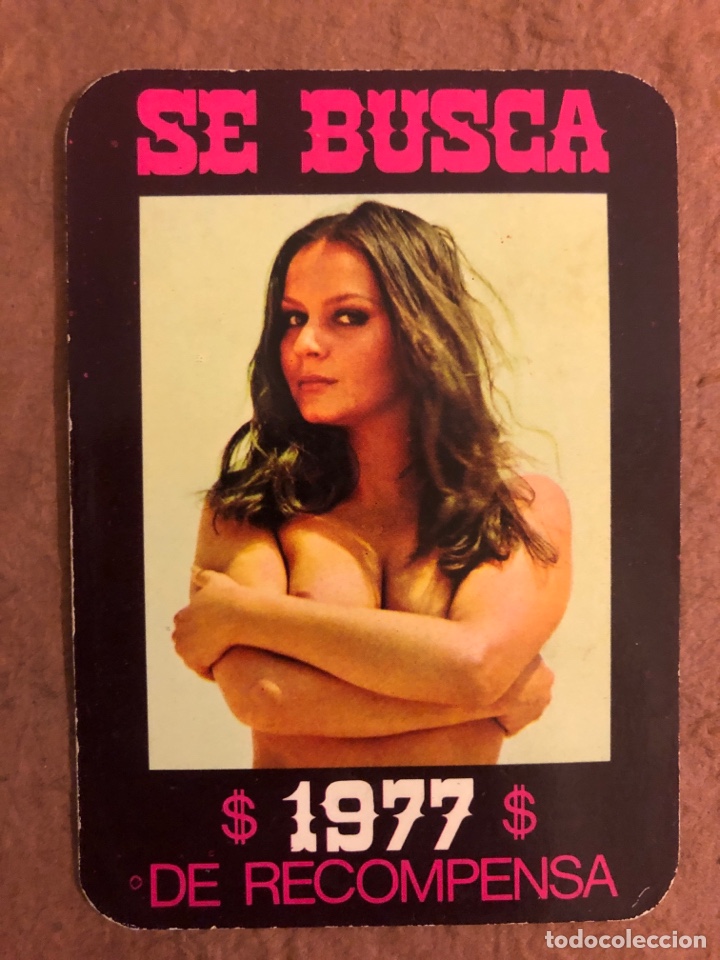 Collectionnisme Calendriers: BAR BIDE-ARTE (BASAURI). CALENDARIO PUBLICITARIO DEL A&Ntilde;O 1977. SE BUSCA $RECOMPENSA$.