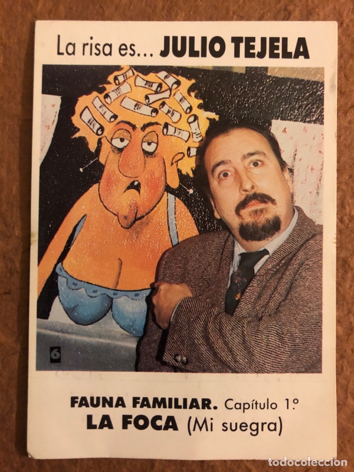 Sammeln von Kalendern: LA RISA ES... JULIO TEJELA. CALENDARIO DE 1990. ACTUACI&Oacute;N DISCOTECA TIFFANY&rsquo;S (BILBAO). 7 x 10 Cms
