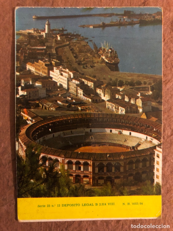 Coleccionismo calendarios: SASTRER&Iacute;A EZEQUIEL (BILBAO). CALENDARIOS DE 1968. PLAZA TOROS M&Aacute;LAGA SERIE 23 N&deg; 12