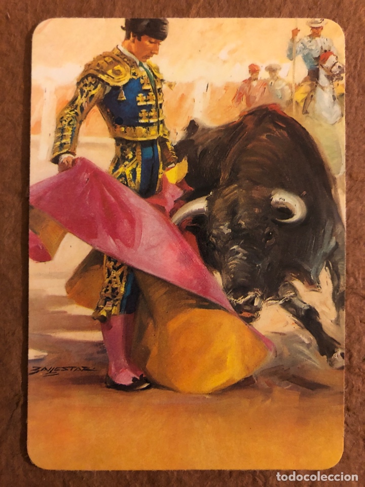Sammeln von Kalendern: CALENDARIO TAURINO DE 1995. PUBLICIDAD: TABERNA TAURINA VICENTE DE LEDESMA (BILBAO). 6,8 x 9,8 Cms