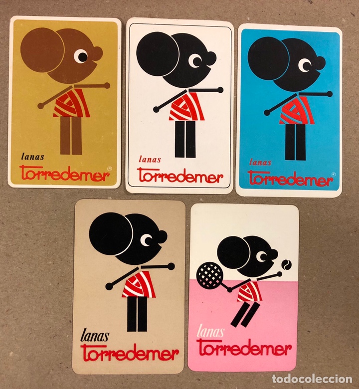 Sammeln von Kalendern: LANAS TORREDEMER. LOTE 5 CALENDARIOS PUBLICITARIOS DE LOS A&Ntilde;OS: 1969, 1971, 1972, 1973 y 1974