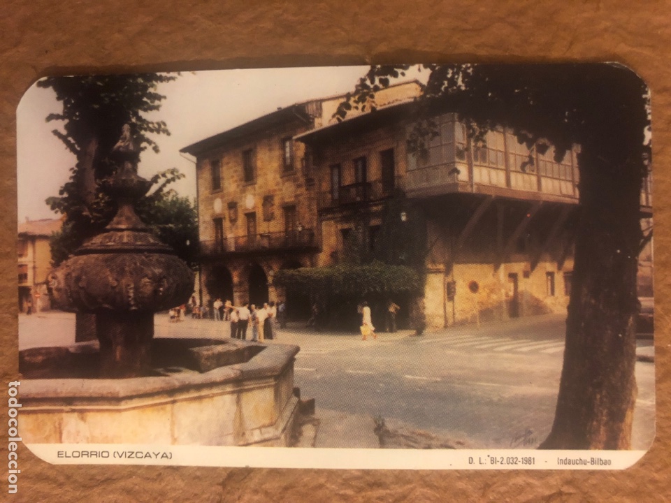 Sammeln von Kalendern: ELORRIO (VIZCAYA). CALENDARIO PUBLICITARIO DE 1982. INDAUCHU IMPRENTA (BILBAO). 6,5 x 10,1 Cms.