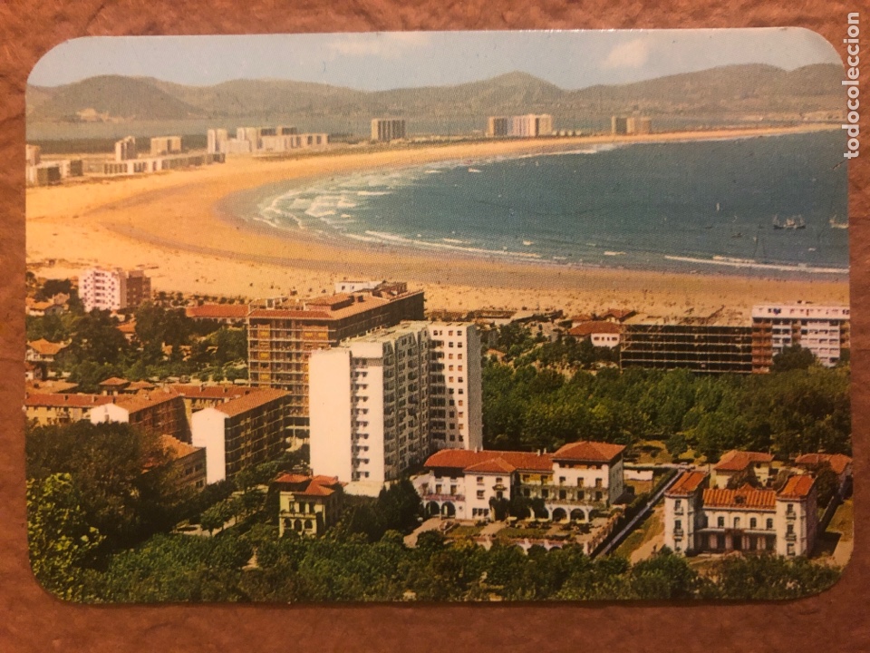 Sammeln von Kalendern: N&deg; 21 LAREDO: VISTA GENERAL PLAYA SALV&Eacute;. CALENDARIO DE 1975. SIN PUBLICIDAD. 6,8 x 9,8 Cms.